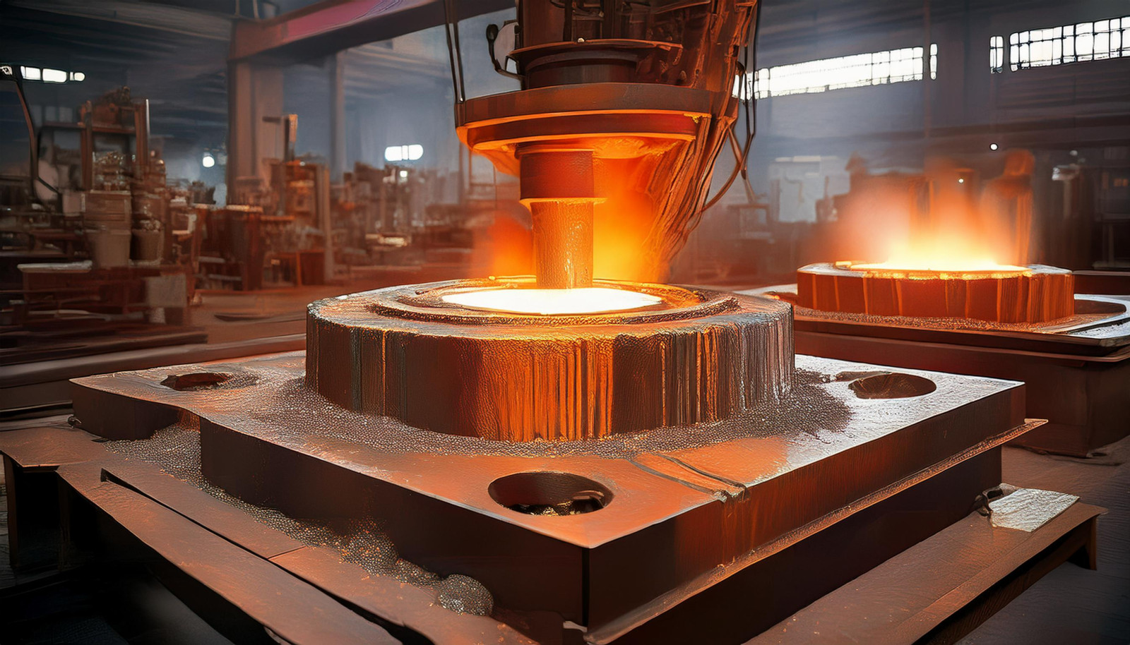 Production of cast parts by injection molding according to gas-insulated models